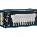 Mexen Nova 10x LED lemputė E14, R50, 6W, &scaron;alta - 6500K, 630 lm - L103-E14-0665-01x10