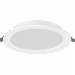 Mexen LDRR LED įleidžiama lubų plok&scaron;tė downlight, skersmuo 17 cm, 12W, &scaron;alta - 6500K, 1320 lm, balta - L210-017-1265-20