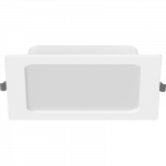 Mexen LDRR lubų panelė, montuojama, su įleidžiama LED downlight 17 x 17 cm, 12W, &Scaron;alta - 6500K, 1320 lm, balta