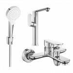Mexen Milo R05 vonios komplektas, chromas - 713153R05-00