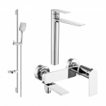 Mexen Zero DS62 vonios komplektas, chromas - 7113DS62-00