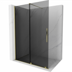 Mexen Velar stumdoma du&scaron;o siena Walk-in 140 x 200 cm, grafitas 8 mm, auksinė - 871-140-000-43-50