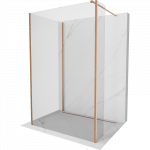 Mexen Kioto du&scaron;o sienelė Walk-in 90 x 80 x 30 cm, skaidri, &scaron;lifuotas varis - 800-090-080-221-65-00-030