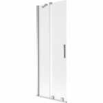 Mexen Velar dviejų durų stumdomas du&scaron;o ekranas 70 x 150 cm, matinės spalvos, chromas - 896-070-000-31-01