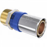 Mexen PEX-P spaudžiamoji jungtis, presuojamas PEX reduktorius 25 x 3/4 GZ - W97123-2534M-00