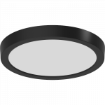 Mexen LDSR LED pavir&scaron;inis lubų plafonas &oslash; 30 cm, 24W, &scaron;altas - 6500K, 1920 lm, juodas - L212-030-2465-70