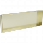 Mexen X-Wall-NR ni&scaron;inė lentyna be apvado 90 x 30 cm, aukso spalvos &scaron;lifuota - 1951903010