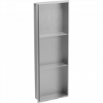 Mexen X-Wall-NR ni&scaron;inė lentyna be kra&scaron;tų su lentyna 90 x 30 cm, inox - 1911903010S