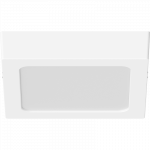 Mexen LDSS LED pavir&scaron;inis lubų &scaron;viestuvas 17 x 17 cm, 12W, &Scaron;altas - 6500K, 1320 lm, baltas - L213-017-1265-20