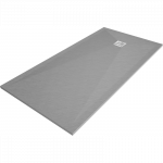 Mexen Stone+ stačiakampė kompozitinė du&scaron;o padėklas 180 x 90 cm, pilkas-betono - 44619018