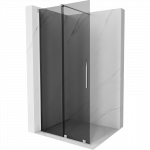 Mexen Velar stumdomoji du&scaron;o siena Walk-in 80 x 200 cm, grafitas 8 mm, chromas - 871-080-000-43-01