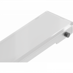 Mexen Flat MGW linijinio nutekėjimo dangtelis 90 cm, balto stiklo - 1027090