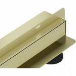 Mexen Flat Wall linijinis sieninis nutekėjimas 2-in-1 50 cm, auksinis &scaron;lifuotas - 1A30050