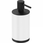 Mexen Triv stovimas muilo dozatorius, baltas/juodas - 70A33059-70W