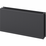 Mexen CVH30 Higieninis plok&scaron;čias radiatorius 400 x 600 mm, apatinis prijungimas, 658 W, antracitas - W630H-040-060-66