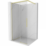 Mexen Rox du&scaron;o sienelė Walk-in 90 x 200 cm, skaidri 8 mm, auksinė matinė - 8C2-090-003-55-00