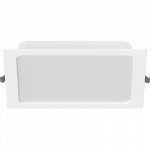 Mexen LDRR LED įleidžiamas lubų žibintas, 22 x 22 cm, 18W, &Scaron;altai balta - 6500K, 1980 lm, balta - L211-022-1865-20
