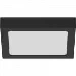 Mexen LDSS plafonas lub LED montuojamas ant pavir&scaron;iaus 22 x 22 cm, 18W, &Scaron;altas - 6500K, 1440 lm, juodas - L213-022-1865-70