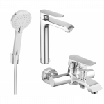 Mexen Pecos R40 vonios komplektas, chromuotas - 72713R40-00