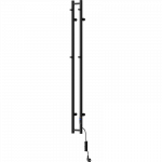 Mexen Pino elektrinis radiatorius su rank&scaron;luosčių laikikliais 1405 x 137 mm, 150 W, juodas - W301-1405-137-00-70