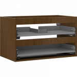 Mexen Box-A korpus praustuvo spintelės 80 cm, 2 stalčiai, rie&scaron;utas - 91AX0-0800-470-2-86