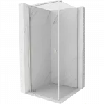 Mexen Mist-B 90 x 90 cm atveriama du&scaron;o kabina, permatoma, &scaron;lifuotas nikelis - 8A2T-095-095-97-00