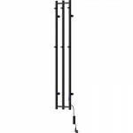 Mexen Pino elektrinis radiatorius su rank&scaron;luosčių laikikliais 1405 x 242 mm, 200 W, juodas - W301-1405-242-00-70