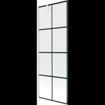 Mexen Next voniai skirtas 1-durų ekranas, 70 x 150 cm, juodas tinklelis, baltas - 895-070-000-00-77-20