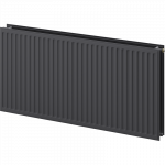 Mexen CVH20 Higieninis plok&scaron;čias radiatorius 500 x 2600 mm, apatinis prijungimas, 2463 W, antracitas - W620H-050-260-66
