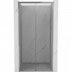 Mexen Rox stumdomos du&scaron;o durys 135 cm, skaidrios, chromas - 8C2-135-000-01-00