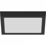 Mexen LDSS LED pavir&scaron;inis lubų plafonas 30 x 30 cm, 24W, &Scaron;alta - 6500K, 1920 lm, juoda - L213-030-2465-70
