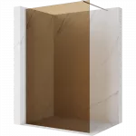 Mexen Kioto du&scaron;o sienelė Walk-in 70 x 200 cm, bronza 8 mm, &scaron;lifuotas nikelis - 800-070-101-97-32