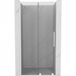 Mexen Velar stumdomos du&scaron;o durys 120 cm, skaidrios, baltos - 871-120-000-01-20