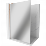 Mexen Kioto L du&scaron;o siena Walk-in 70 x 200 cm, veidrodis, rožinis auksas - 800-070-103-60-50
