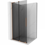 Mexen Velar L stumdomoji du&scaron;o siena Walk-in 120 x 200 cm, grafitas 8 mm, &scaron;lifuotas varis - 871-120-003-43-65