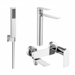 Mexen Zero R02 vonios rinkinys, chromas - 71113R02-00