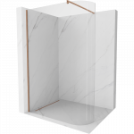Mexen Kioto-R Apvali du&scaron;o siena Walk-in 90 x 200 cm, skaidri 8 mm, &scaron;lifuota vario spalva - 800-090-101-65-06
