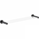 Mexen Triv kabanti stiklinė lentyna, juodas chromas - 70A33061-73