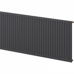 Mexen CVH10 Higienos plok&scaron;telinis radiatorius 600 x 700 mm, apatinis prijungimas, 437 W, antracitas - W610H-060-070-66