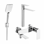 Mexen Zero R62 vonios komplektas, chromas - 71113R62-00