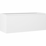 Mexen Orio vonios kambario spintelė po praustuvu 120 cm, 1 stalčius, balta matinė - 91A10-12047-1-BF01