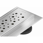 Mexen Flat 360&deg; M12 linijinis pasukamas nutekėjimas 80 cm, nerūdijantis plienas - 1021080-40