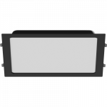 Mexen LDRR lubų skydelis, įleidžiamas LED &scaron;viestuvas, 30 x 30 cm, 24W, Neutralus - 4000K, 1920 lm, juodas - L211-030-2440-70