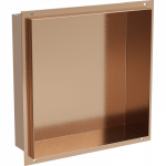 Mexen X-Wall-NR įleista lentynėlė be flan&scaron;o 30 x 30 cm, &scaron;lifuota varis - 19C1303010