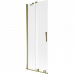 Mexen Velar vonios pertvara 2 dalių, stumiama 70 x 150 cm, &scaron;erk&scaron;nas, auksinė - 896-070-000-31-50