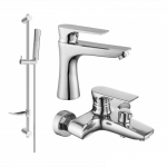Mexen Axel DF72 vonios rinkinys, chromas - 73803DF72-00