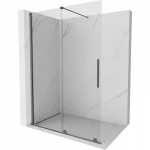 Mexen Velar Stumdomoji du&scaron;o sienelė Walk-in 150 x 200 cm, skaidri 8 mm, ginklų metalas - 871-150-000-03-95