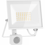 Mexen Luxpro+ LED prožektorius su judesio jutikliu, 30W, Neutralus - 4000K, 3300 lm, baltas - L236-030-40-20