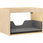 Mexen Box-A sienelės korpusas praustuvo spintelės, 70 cm, 1 stalčius, ąžuolas - 91AX0-0700-470-1-81