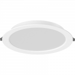 Mexen LDRR įleidžiama LED lubų panelė downlight, 22 cm, 18W, &scaron;altai balta - 6500K, 1980 lm, balta - L210-022-1865-20